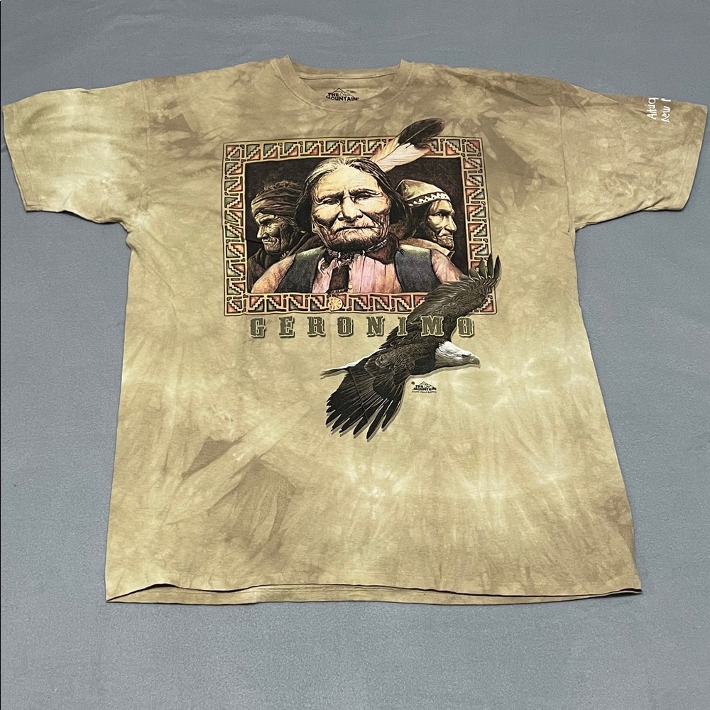 The Mountain Geronimo Graphic Tan T-Shirt Size 3X